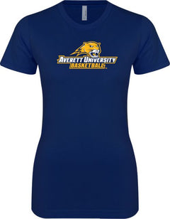 Averett Next Level Ladies SoftStyle Junior Fitted Tee Basketball - ONLINE ONLY
