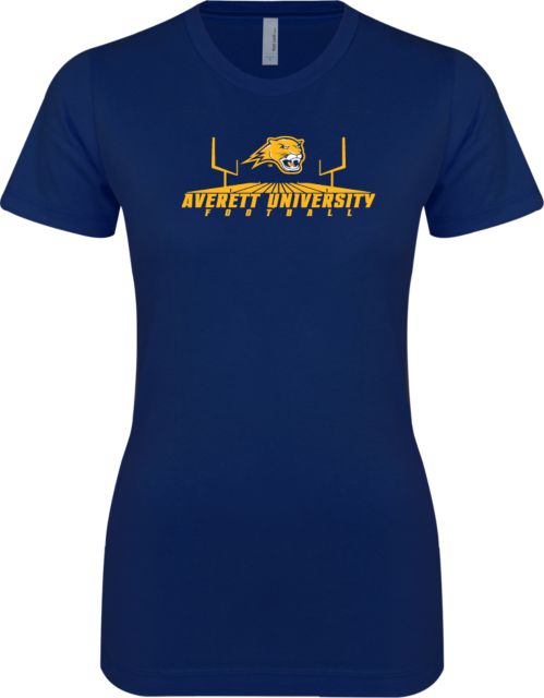 Averett Next Level Ladies SoftStyle Junior Fitted Tee Football - ONLINE ONLY