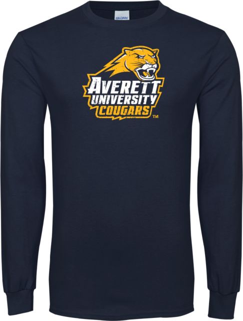Averett Long Sleeve T-Shirt Primary Mark Distressed - ONLINE ONLY