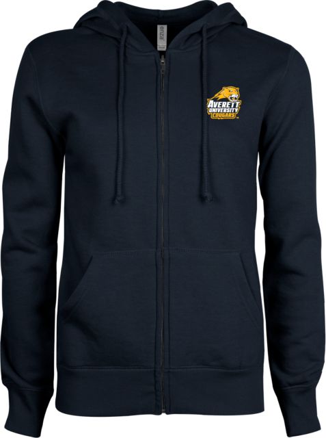Averett ENZA Womens Fleece Full Zip Hoodie Primary Mark - ONLINE ONLY