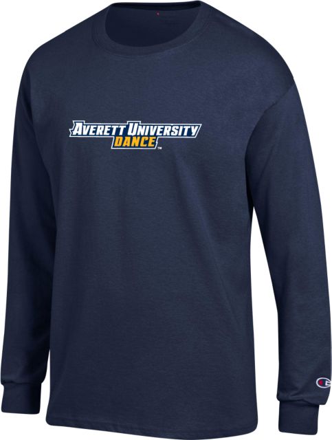 Averett Champion Long Sleeve T Shirt Dance Wordmark - ONLINE ONLY