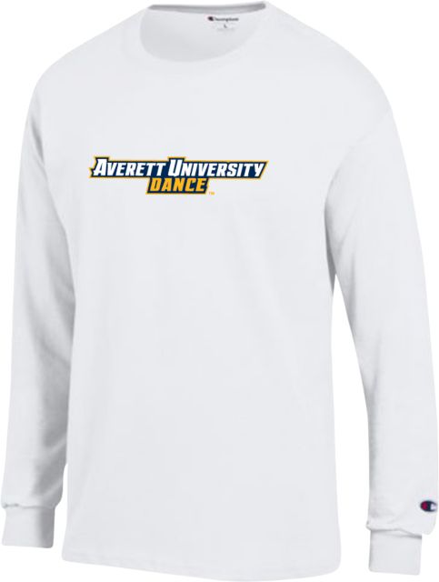 Averett Champion Long Sleeve T Shirt Dance Wordmark - ONLINE ONLY