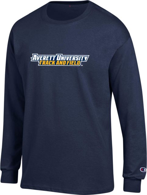 Averett Champion Long Sleeve T Shirt Track and Field Wordmark - ONLINE ONLY