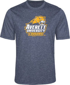 Averett Heather Performance Contender Tee Primary Mark - ONLINE ONLY