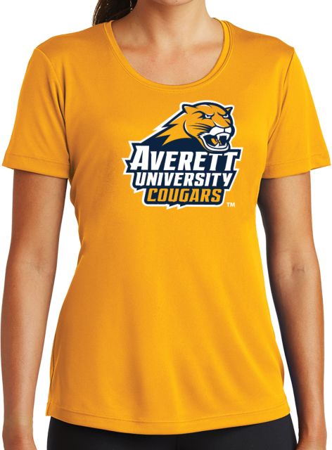 Averett Womens Performance Short Sleeve Tee Primary Mark - ONLINE ONLY