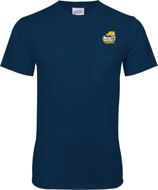 Averett T-Shirt w/Pocket Primary Mark - ONLINE ONLY
