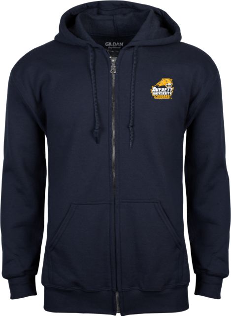 Averett Fleece Full Zip Hoodie Primary Mark - ONLINE ONLY
