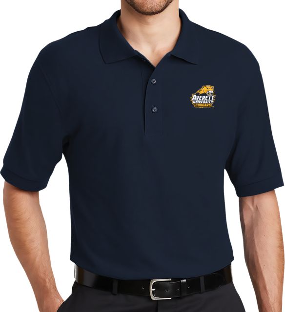 Averett Silk Touch Polo Primary Mark - ONLINE ONLY