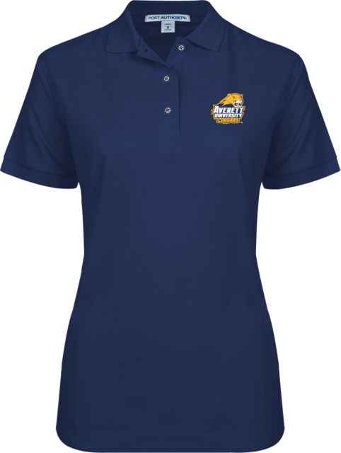 Averett Womens Silk Touch Pique Polo Primary Mark - ONLINE ONLY