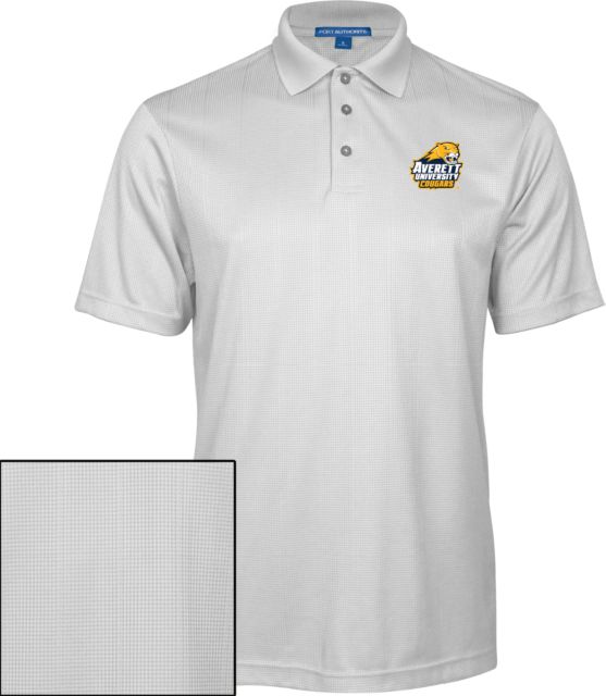 Averett Performance Fine Jacquard Polo Primary Mark - ONLINE ONLY