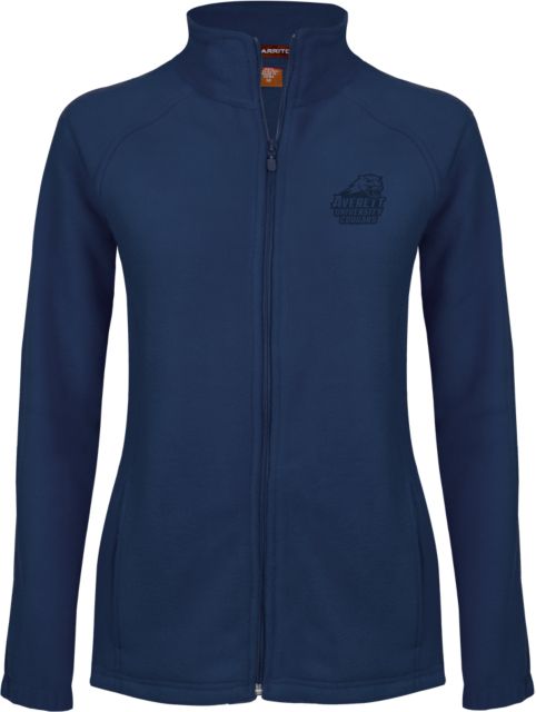 Averett Womens Fleece Full Zip Jacket Primary Mark - ONLINE ONLY