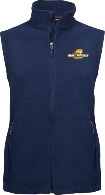 Averett Fleece Full Zip Vest Averett University Cougars - ONLINE ONLY