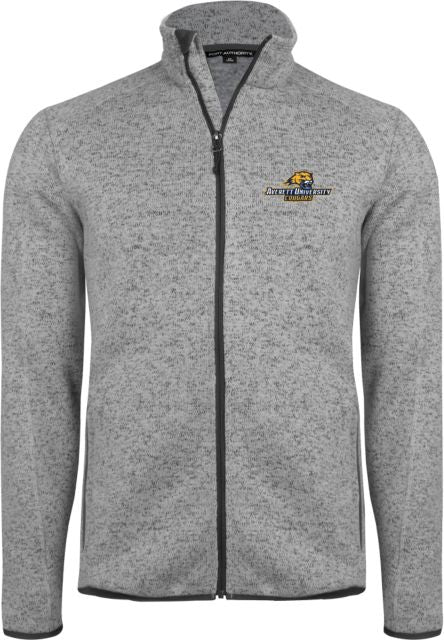 Averett Heather Sweater Fleece Jacket Averett University Cougars - ONLINE ONLY
