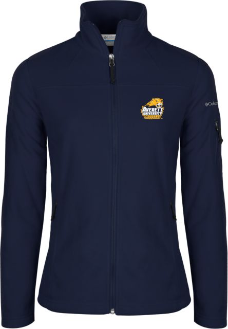 Averett Columbia Ladies Full Zip Fleece Jacket Primary Mark - ONLINE ONLY