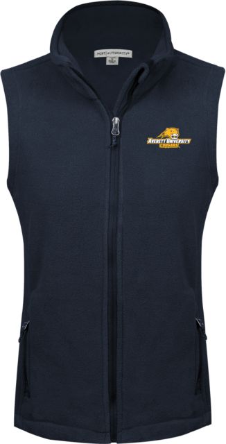 Averett Womens Fleece Full Zip Vest Averett University Cougars - ONLINE ONLY