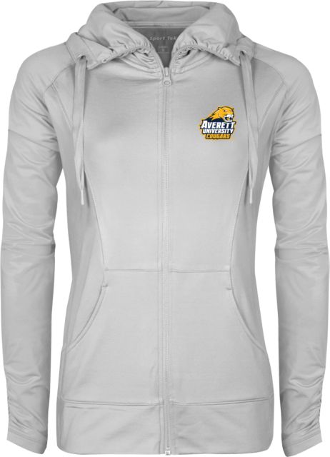 Averett Womens Sport Wick Stretch Full Zip Jacket Primary Mark - ONLINE ONLY