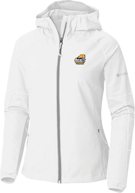 Averett Columbia Ladies Sweet As Ivory Hooded Jacket Primary Mark - ONLINE ONLY