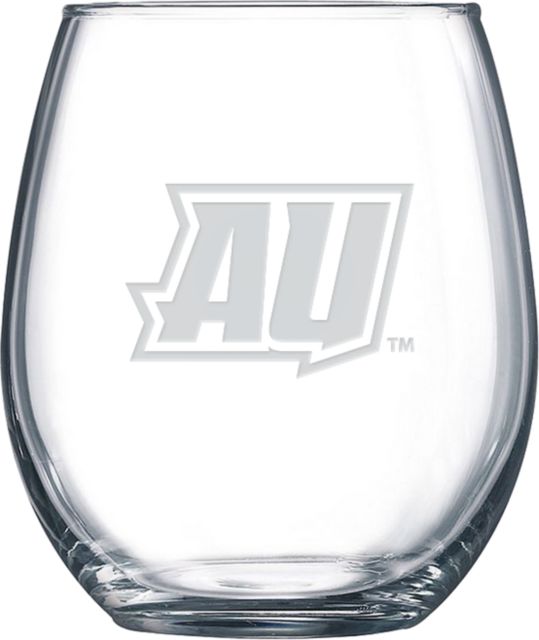 Averett Libbey Stemless Glass 17oz AU  Engraved - ONLINE ONLY