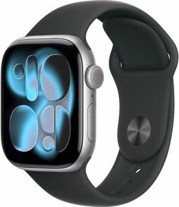 Apple Watch Series 11 GPS 42mm Space Gray Aluminum Case with Black Sport Band - M/L
